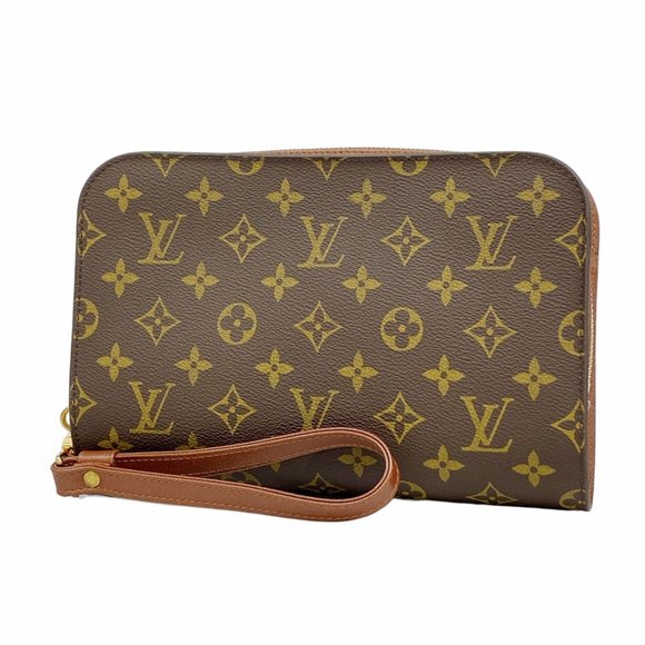Louis Vuitton Monogram Orsay Clutch Bag M51790 Brown Men's - Picture 1 of 11